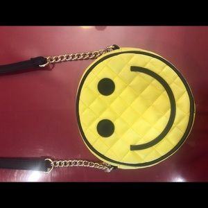 Betsey Johnson smiley face crossbody bag